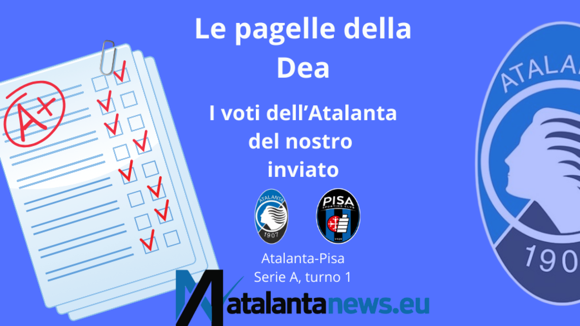 Atalanta-Pisa, le PAGELLE: Zalewski migliore in campo