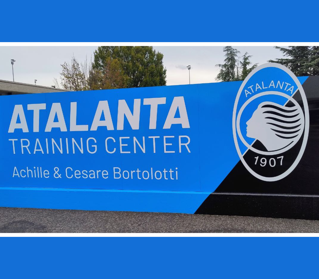 L'ingresso del training center dell'Atalanta