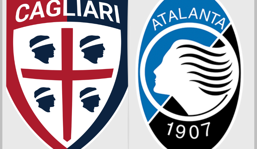 Cagliari e Atalanta, stemmi