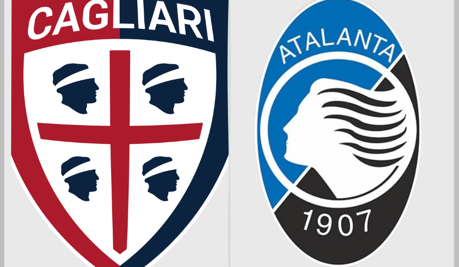 Cagliari e Atalanta, stemmi