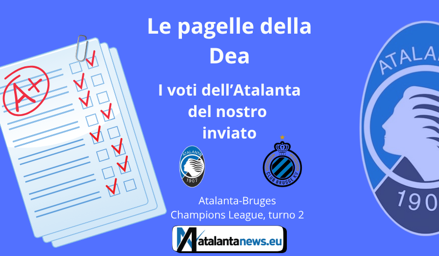 Atalanta-Bruges, pagelle, grafica