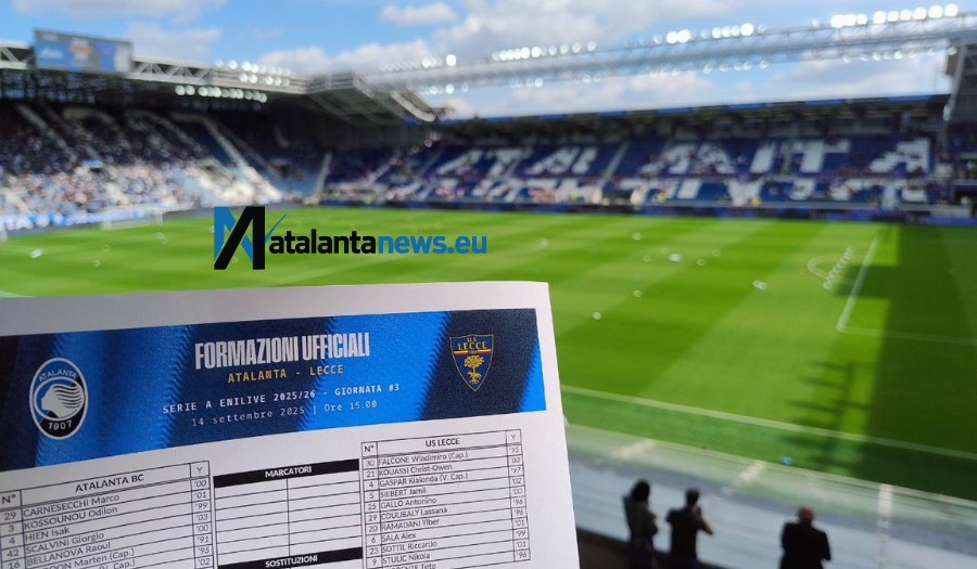 Lo Stadio di Bergamo a pochi minuti da Atalanta-Lecce