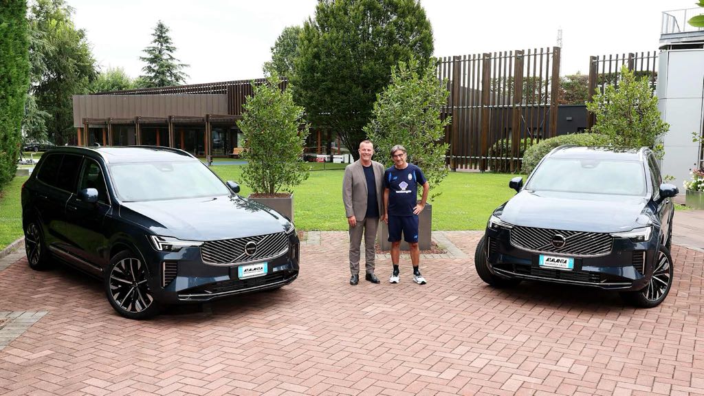 Atalanta e Volvo al Centro Sportivo Bortolotti