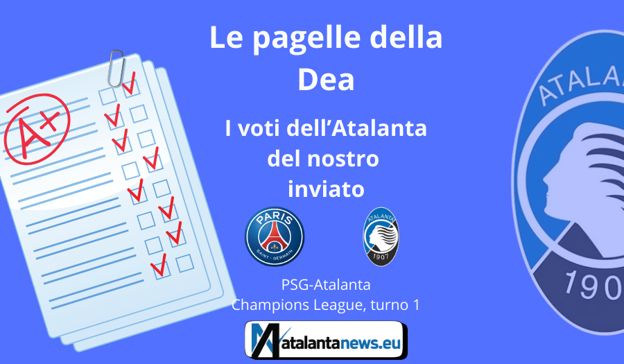 PSG-Atalanta, pagelle, grafica