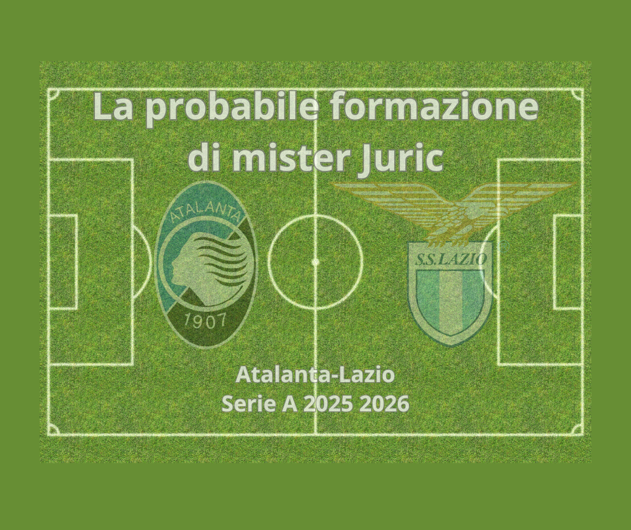 Atalanta-Lazio, probabili formazioni, grafica