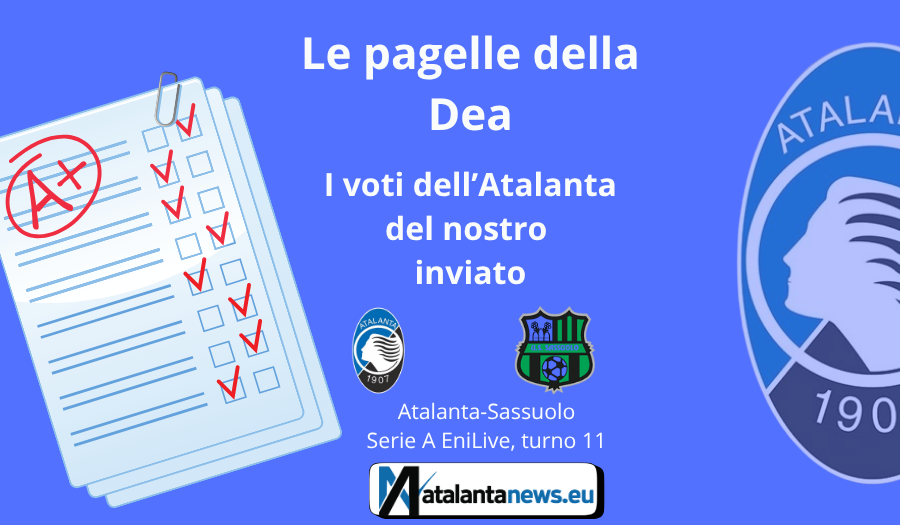 Atalanta-Sassuolo, pagelle, grafica