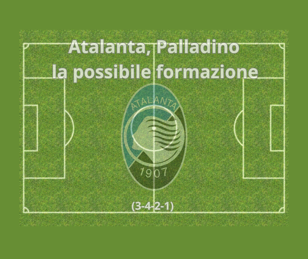 Atalanta di Palladino, grafica