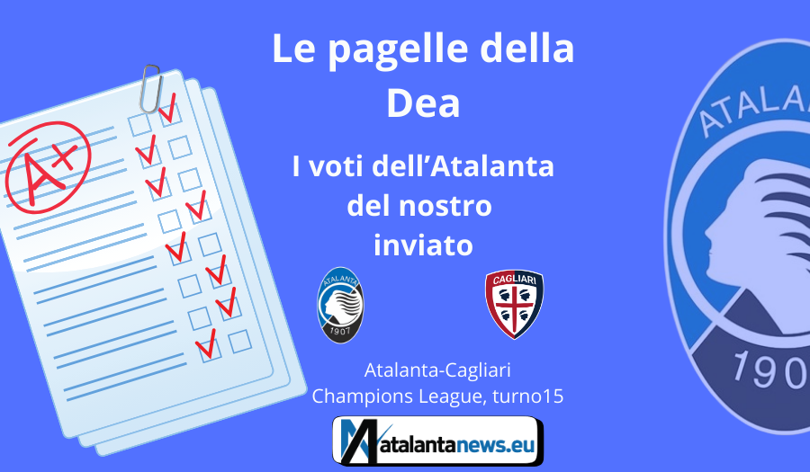 Atalanta-Cagliari, pagelle, grafica