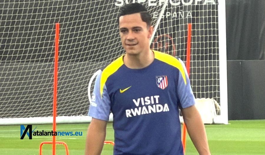 Giacomo Raspadori con l'Atletico Madrid