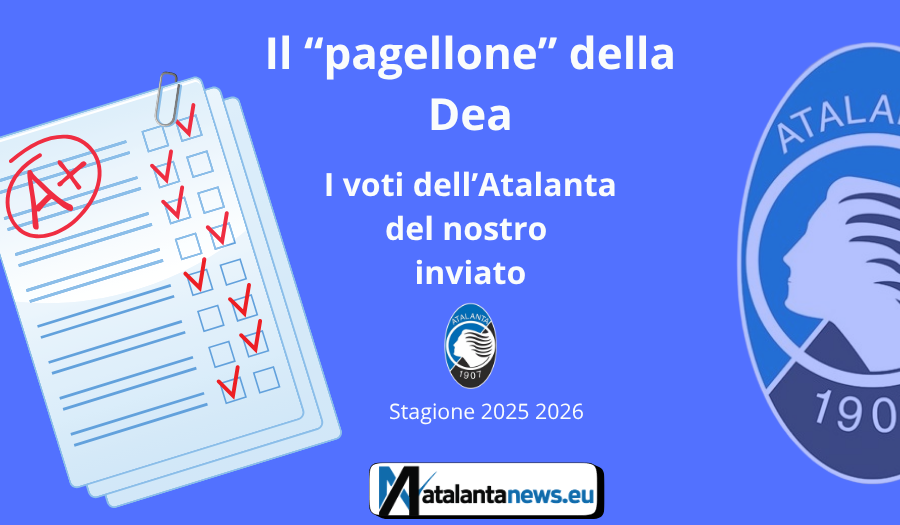 Atalanta, pagellone, grafica