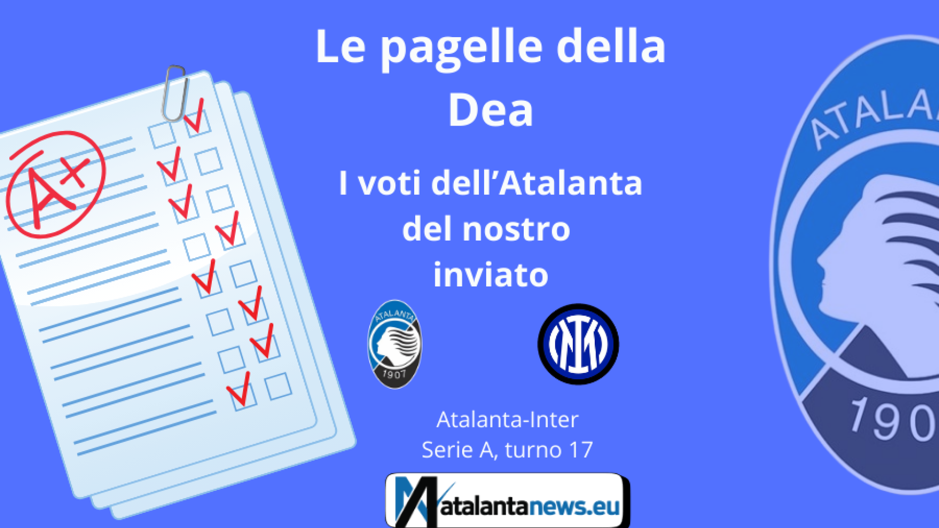 Le PAGELLE dell’Atalanta contro l’Inter: troppi errori dei bergamaschi