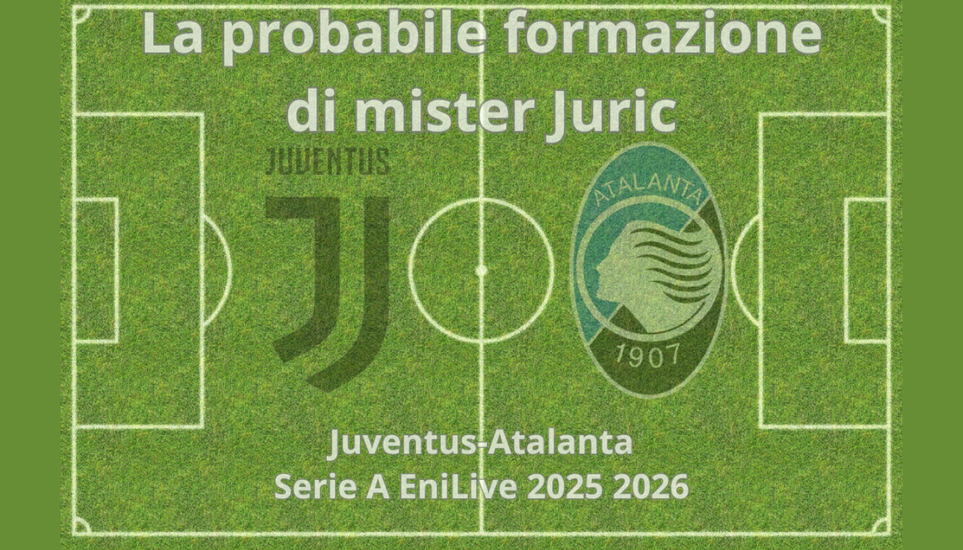 Serie A, le probabili formazioni di Juventus-Atalanta