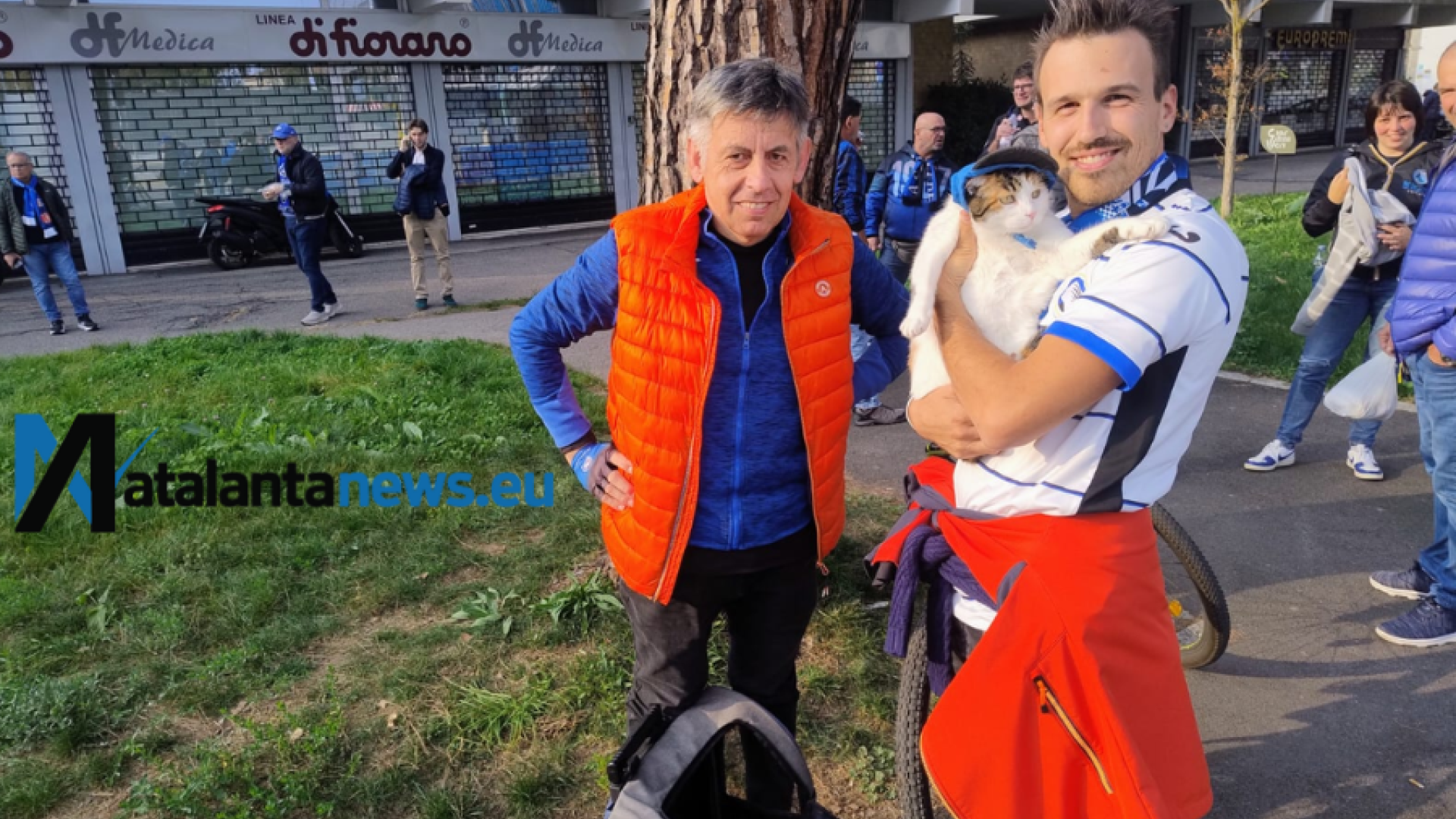 Tifosi speciali ad Atalanta-Lazio: c’è anche Kikkiri!