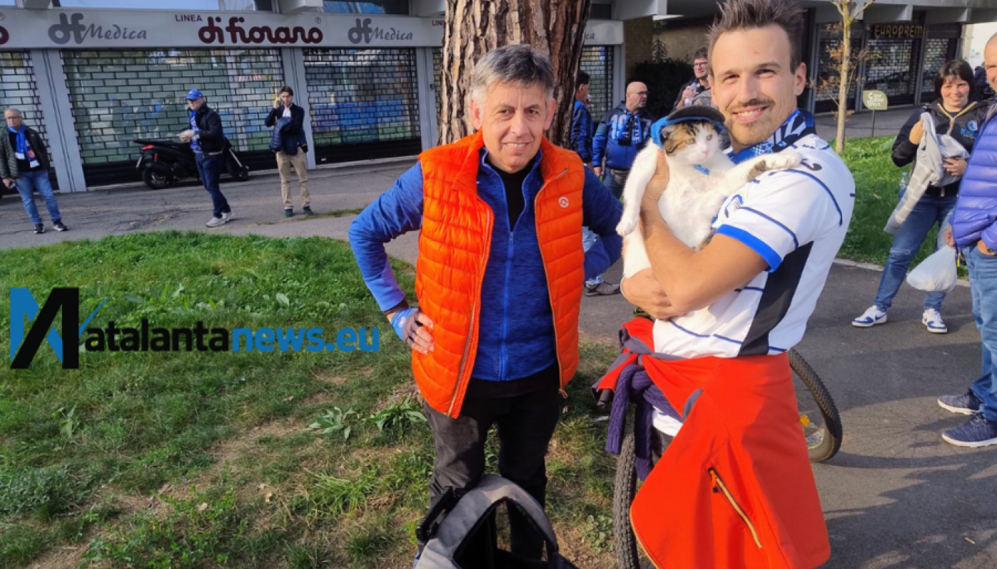 Tifosi speciali ad Atalanta-Lazio: c’è anche Kikkiri!