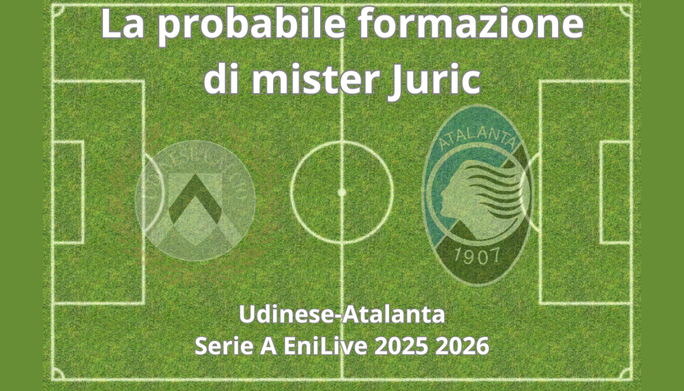 Le probabili formazioni di Udinese-Atalanta