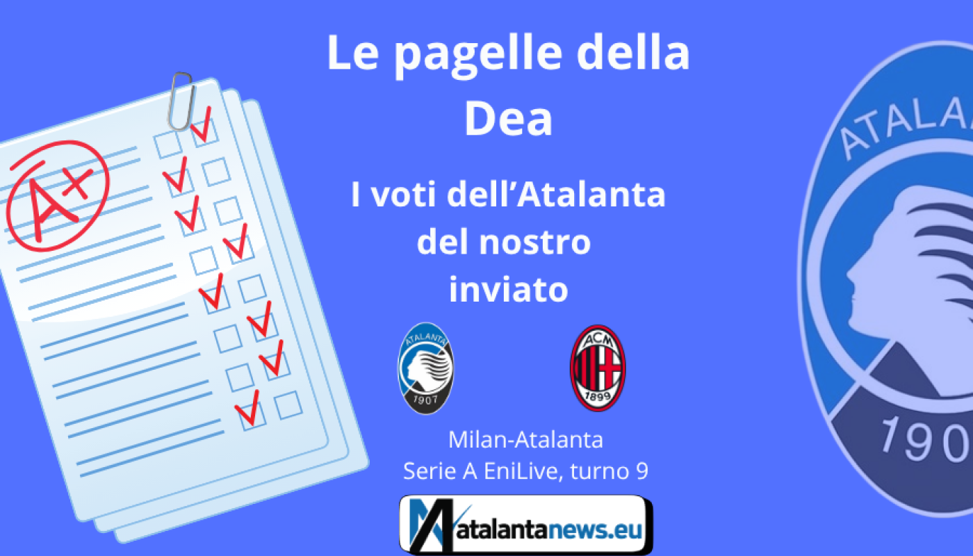 Le PAGELLE dell’Atalanta contro il Milan