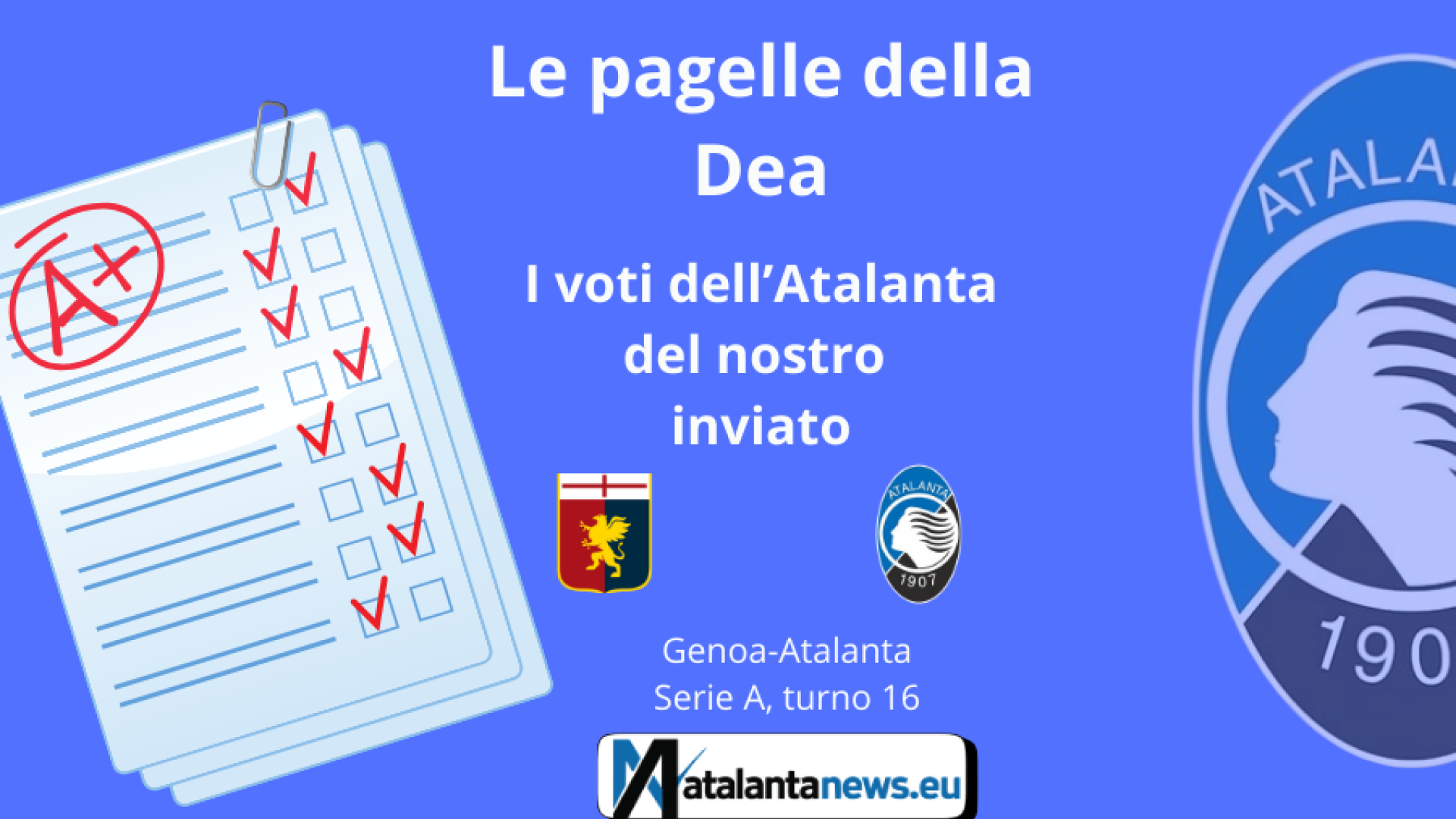Le PAGELLE dell’Atalanta contro il Genoa: Hien e Carnesecchi al top