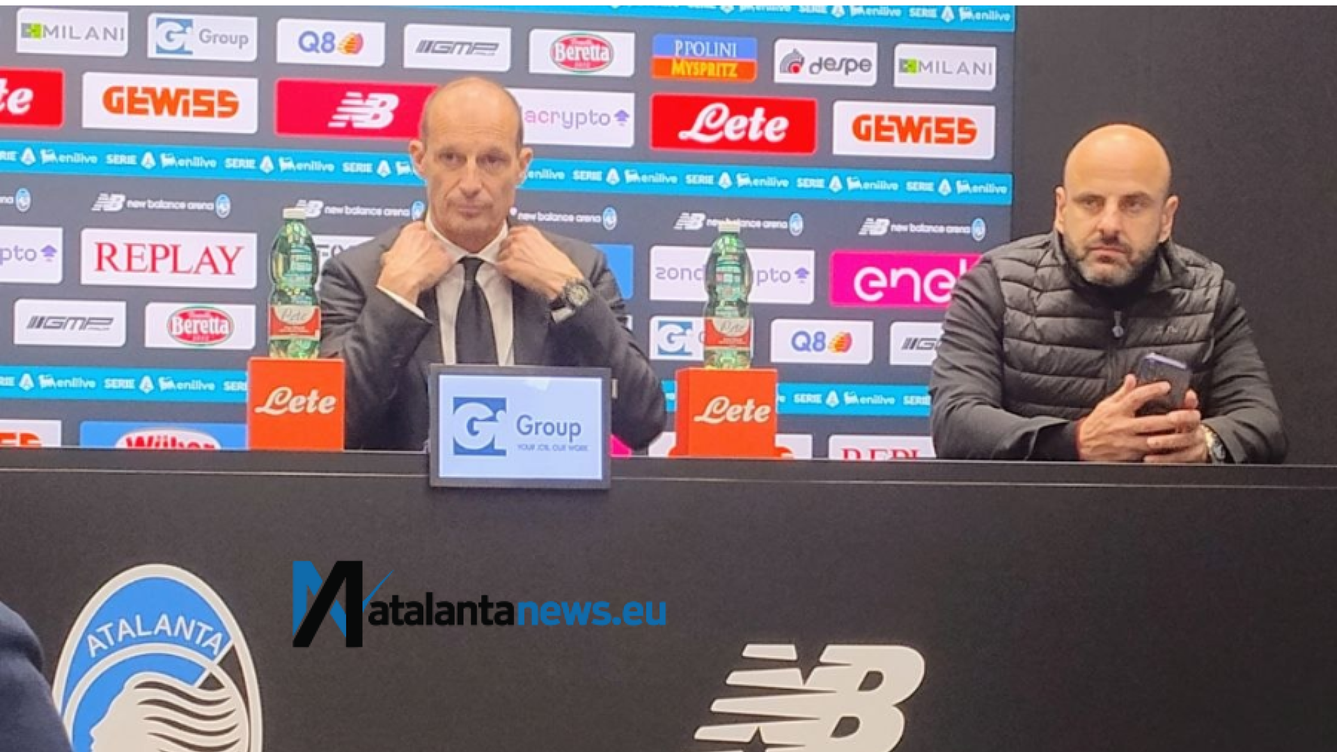 Milan, Allegri: “Dobbiamo lavorare, fatto un brutto primo tempo”